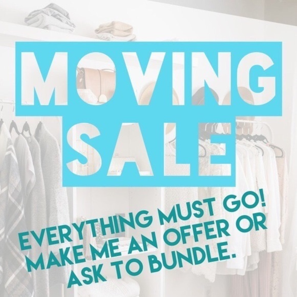 MOVING SALE. Everything must go! Open to offers! Discounts for bundles!